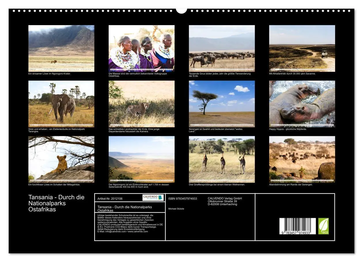 Bild: 9783457974933 | Tansania - Durch die Nationalparks Ostafrikas (hochwertiger Premium...