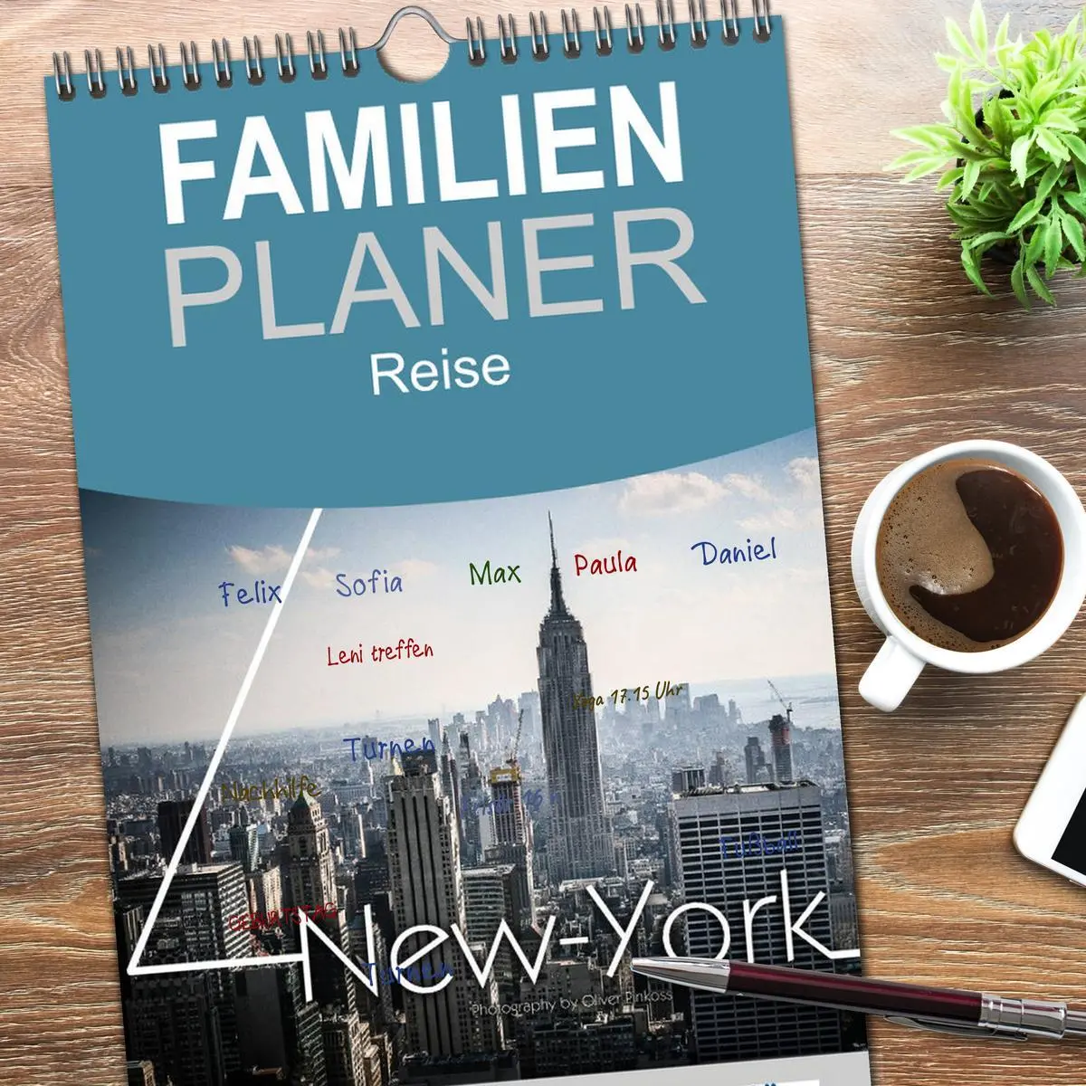 Bild: 9783516514933 | Familienplaner 2026 - New York Shoots mit 5 Spalten (Wandkalender,...