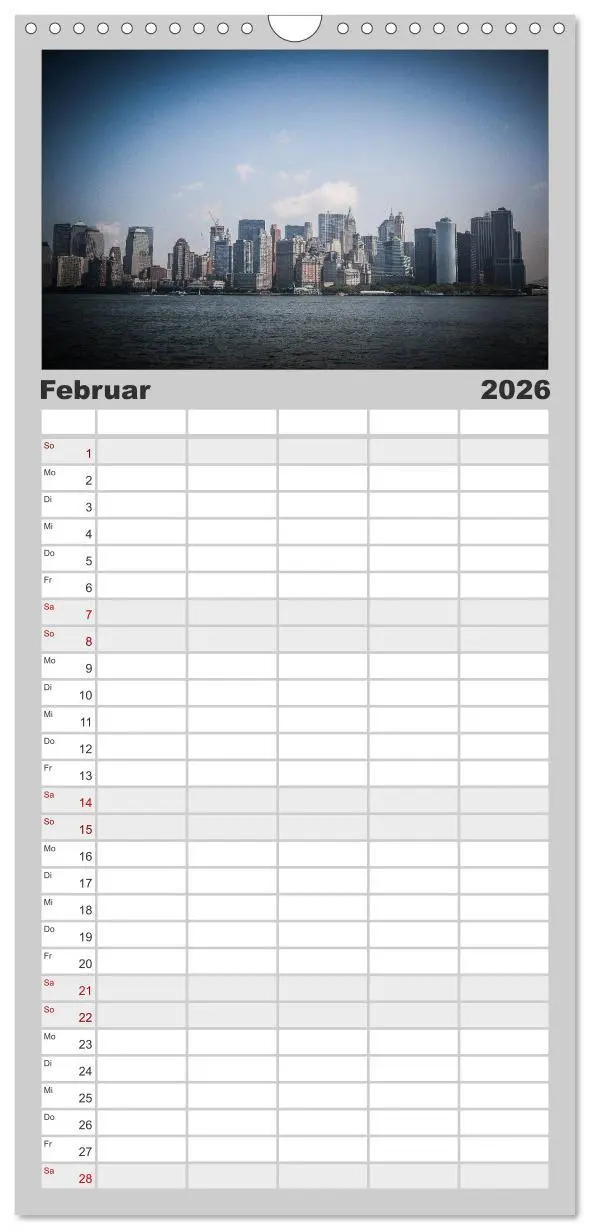 Bild: 9783516514933 | Familienplaner 2026 - New York Shoots mit 5 Spalten (Wandkalender,...