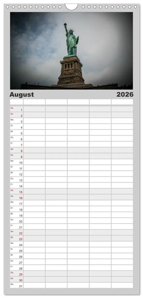 Bild: 9783516514933 | Familienplaner 2026 - New York Shoots mit 5 Spalten (Wandkalender,...