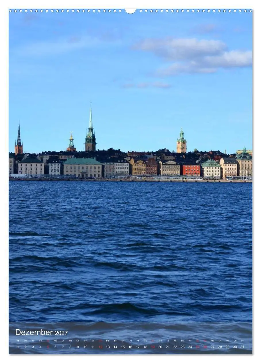 Bild: 9783569914933 | Stockholm - Stadtansichten (hochwertiger Premium Wandkalender 2027...