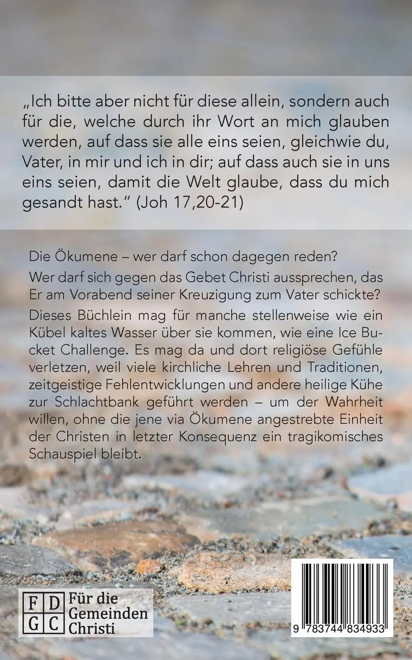 Rückseite: 9783744834933 | Stolpersteine der Ökumene | Alexander Basnar | Taschenbuch | Paperback