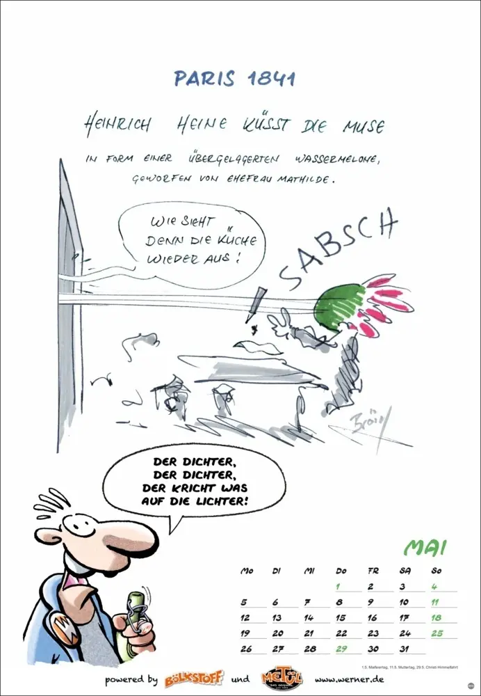Bild: 9783756404933 | Werner Kalender 2025 | Rötger Feldmann | Kalender | Spiralbindung