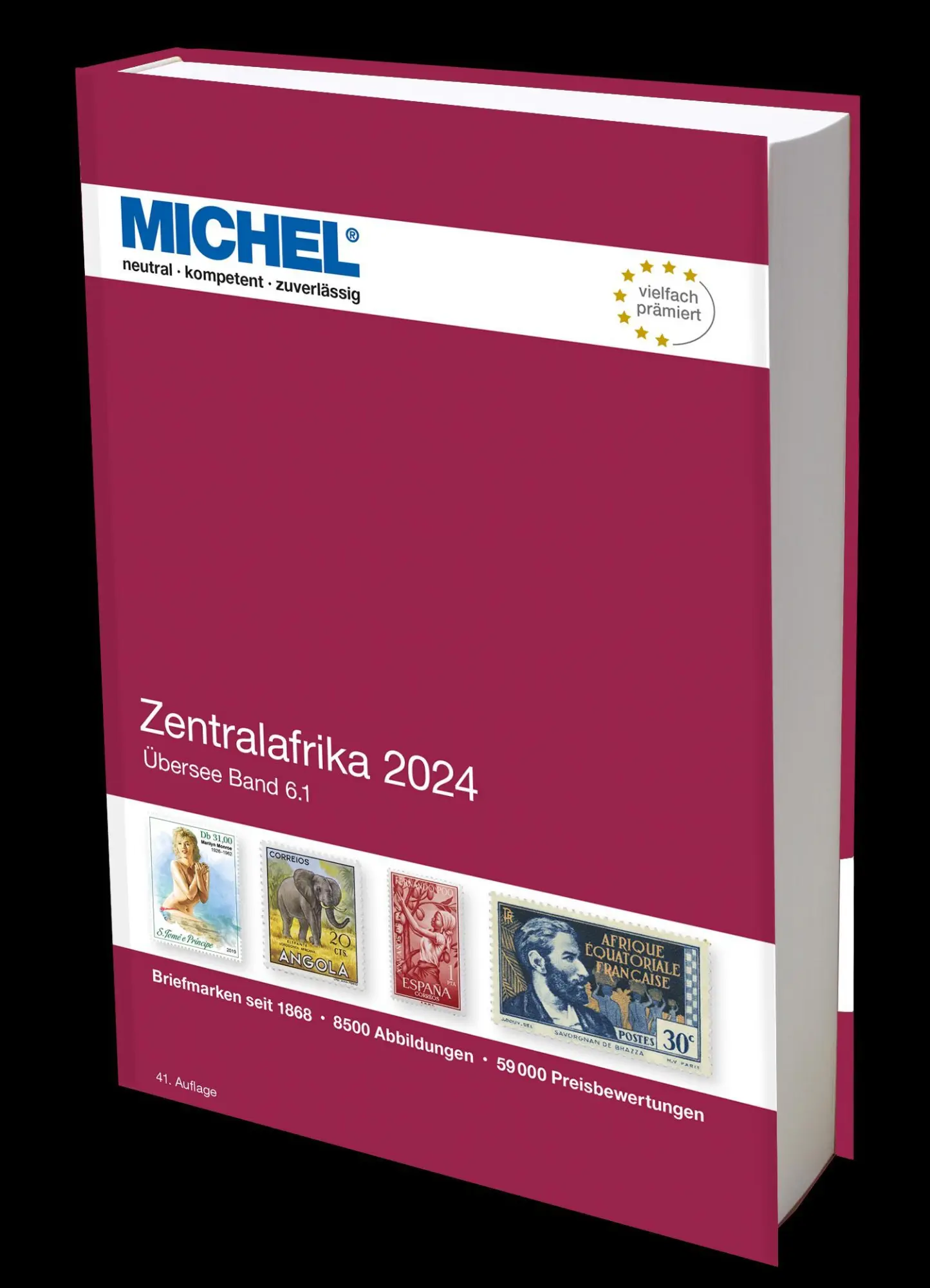 Cover: 9783954024933 | Zentralafrika 2024 | Ü 6.1 | Michel-Redaktion | Buch | 878 S. | 2024