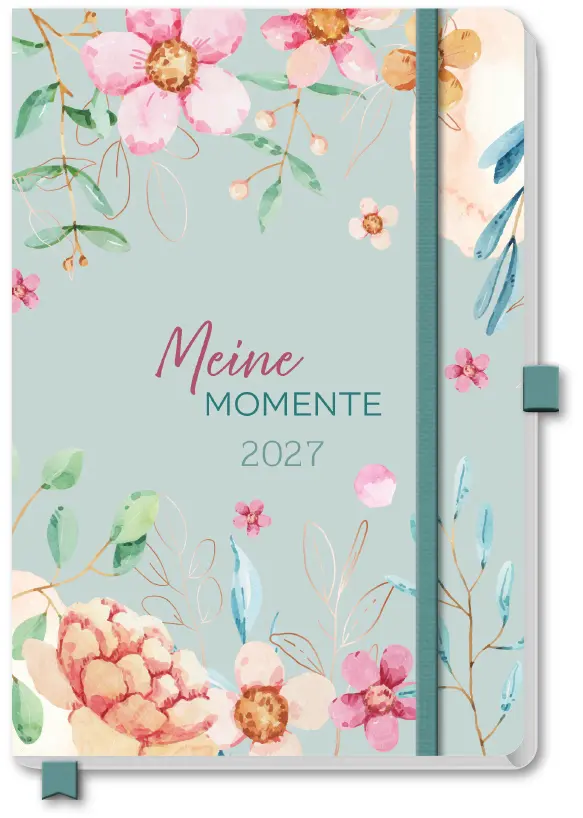 Cover: 9783963624933 | Meine Momente 2027 | Der Taschenkalender mit Jahreslosung | Baltes