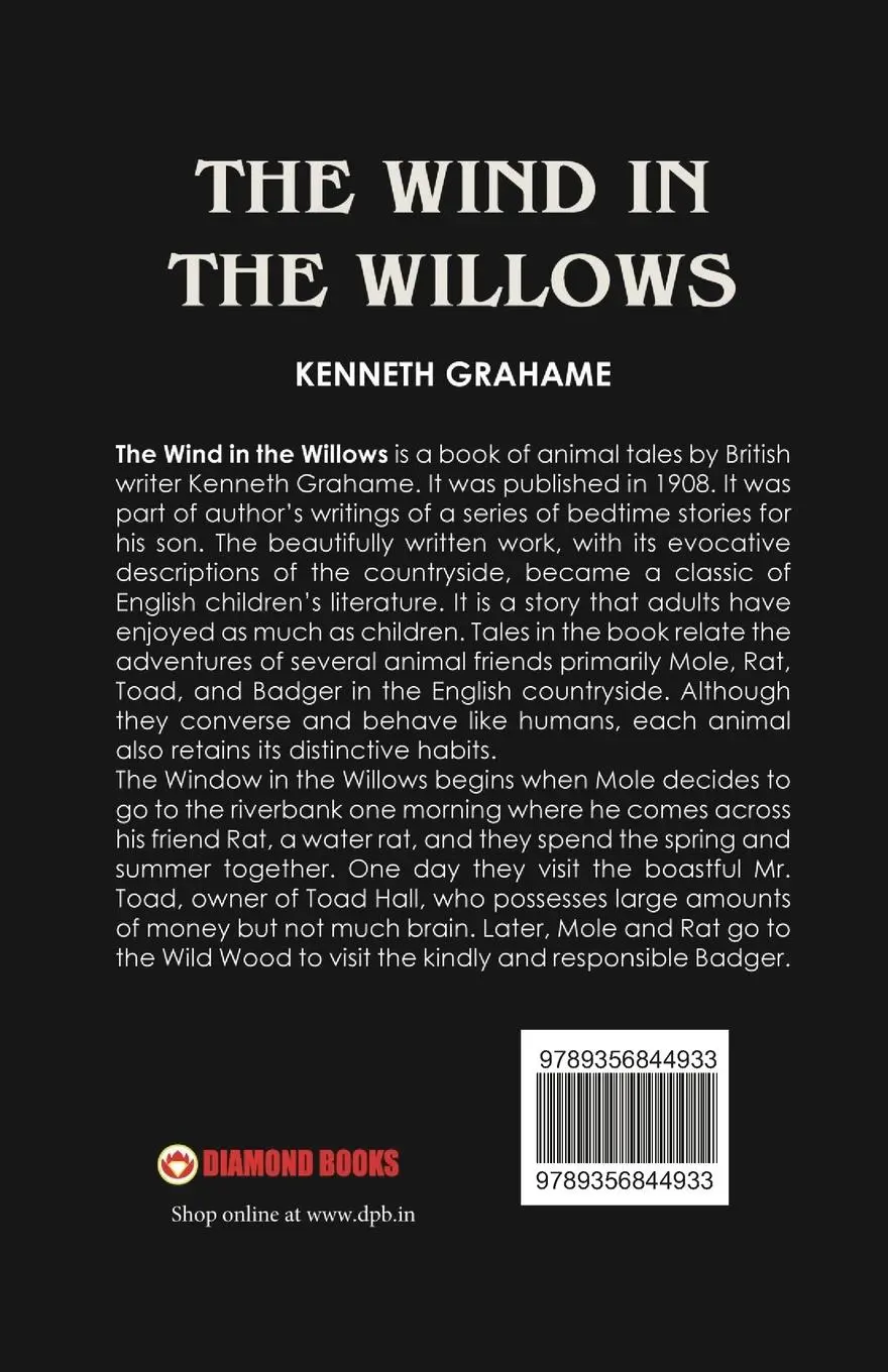 Rückseite: 9789356844933 | The Wind In The Willows | Kenneth Grahame | Taschenbuch | Englisch