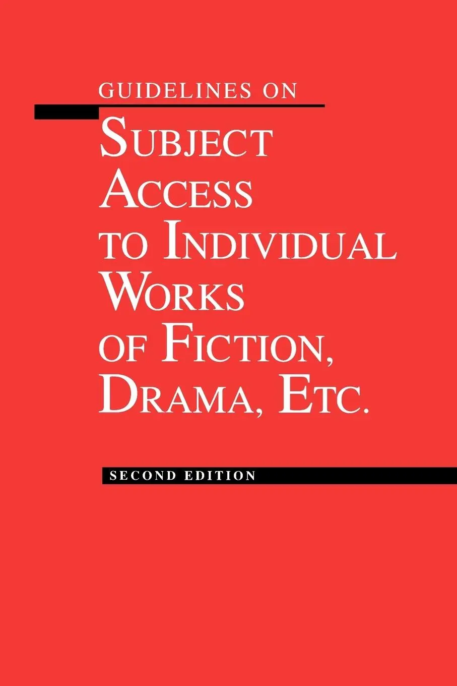 Cover: 9780838935033 | Guidelines on Subject Access to Individual Works of Fiction, Drama,...