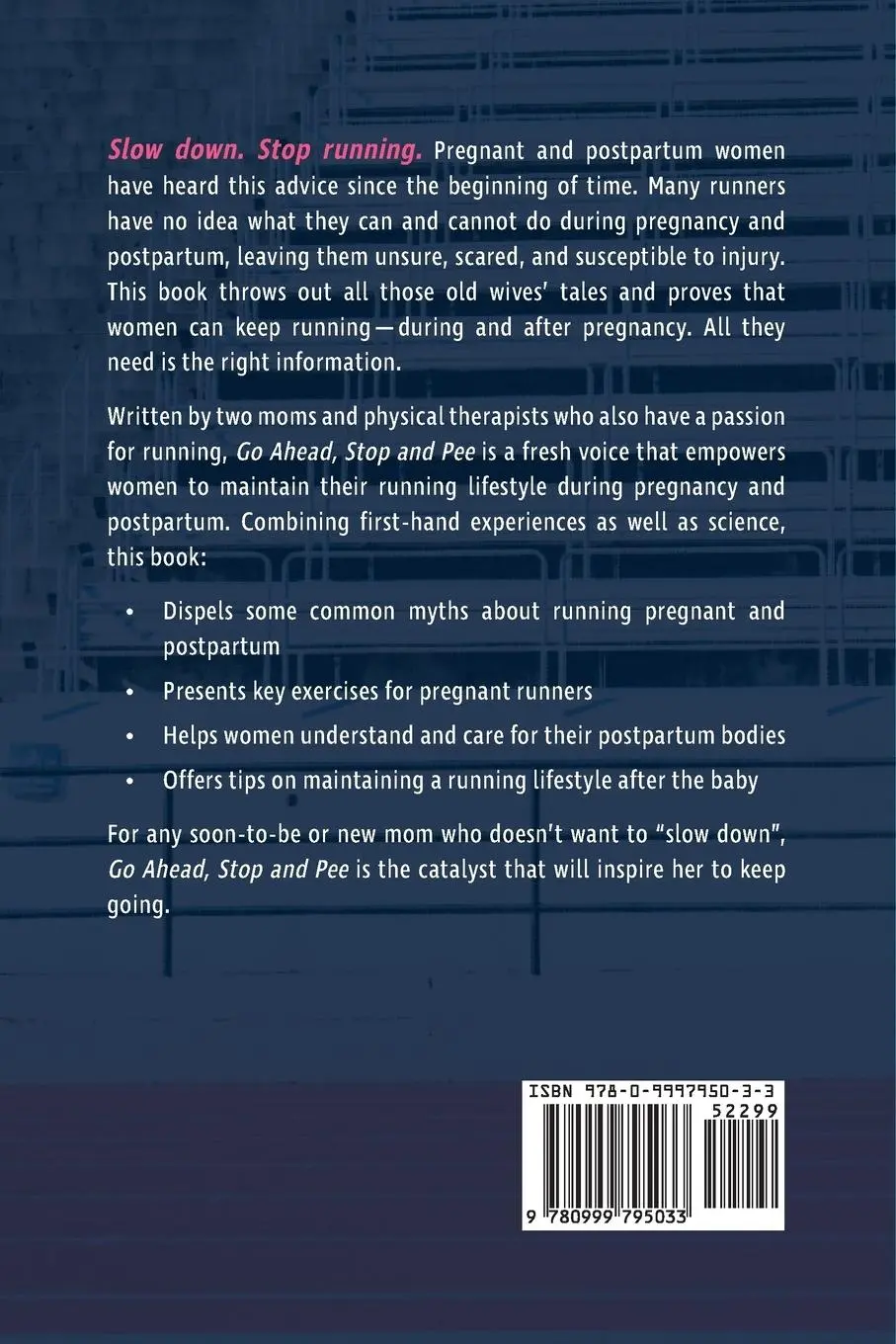Rückseite: 9780999795033 | Go Ahead, Stop and Pee | Running During Pregnancy and Postpartum