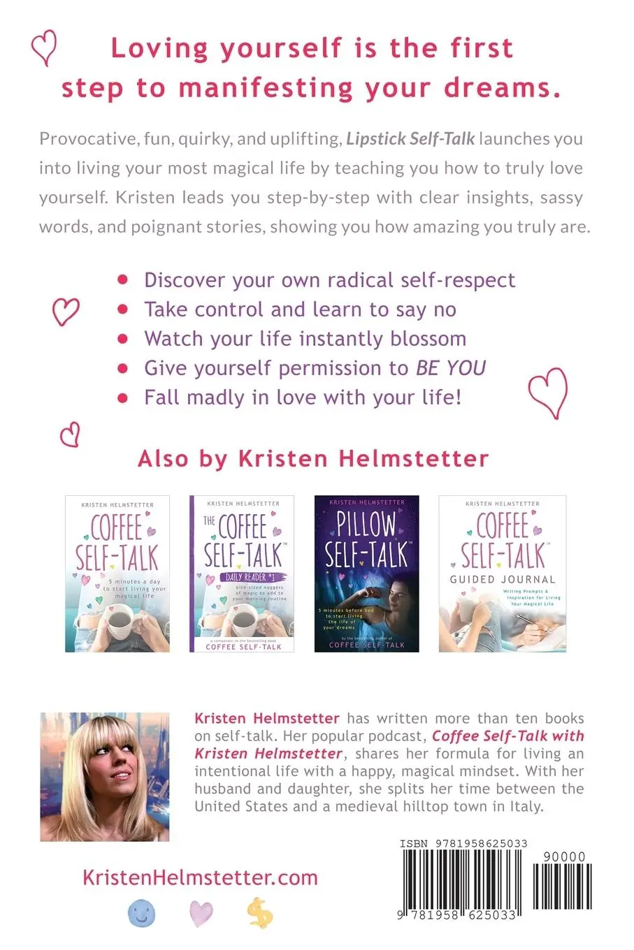 Rückseite: 9781958625033 | Lipstick Self-Talk: A Radical Little Self-Love Book | Helmstetter
