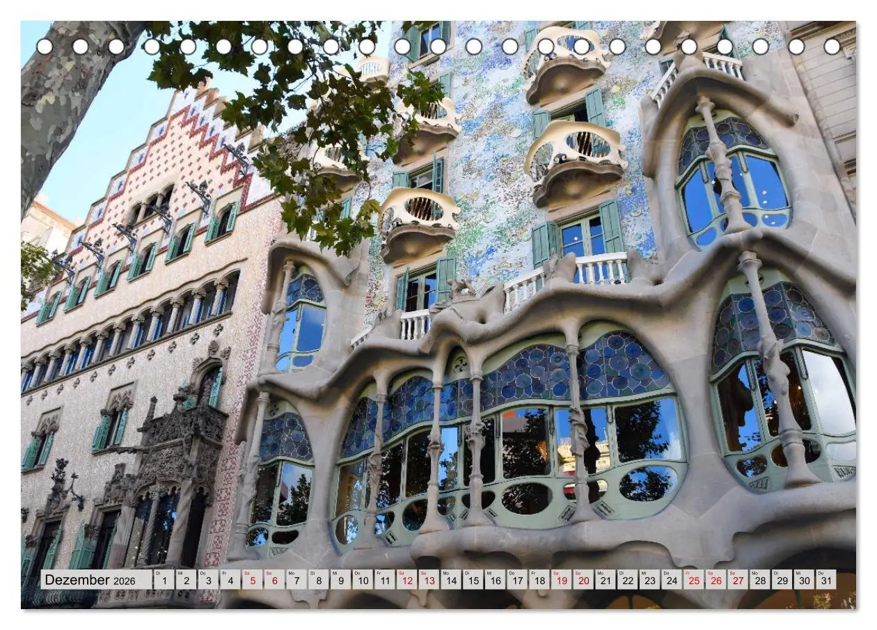 Bild: 9783457555033 | Ein bisschen GAUDI in Barcelona (Tischkalender 2026 DIN A5 quer),...