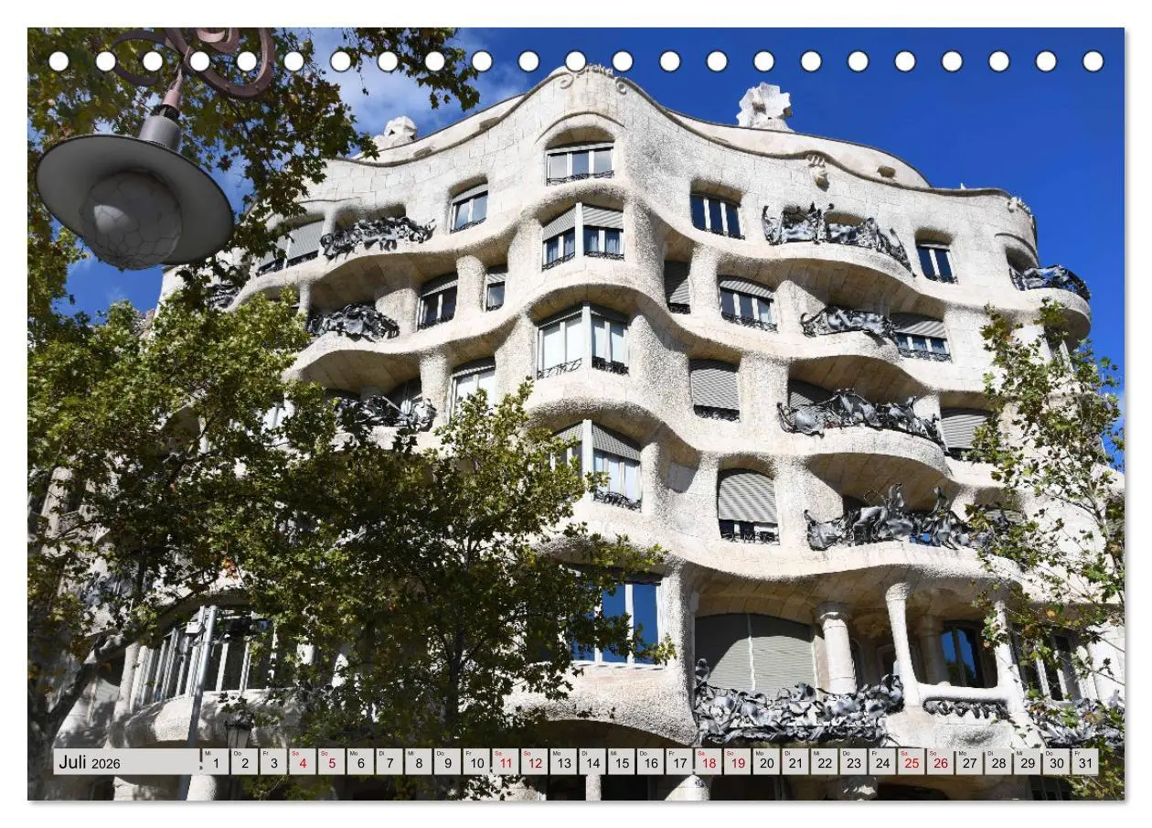 Bild: 9783457555033 | Ein bisschen GAUDI in Barcelona (Tischkalender 2026 DIN A5 quer),...