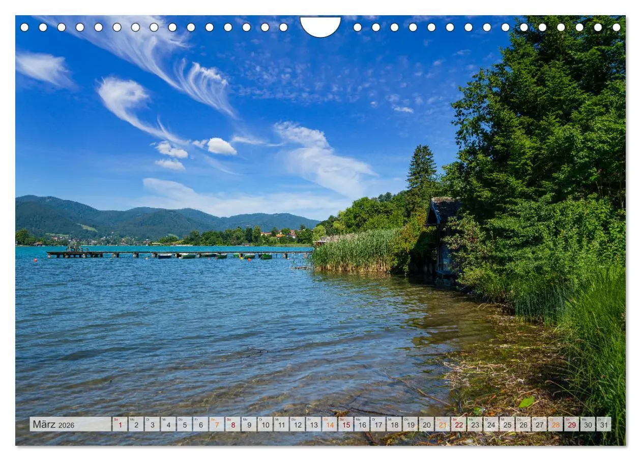 Bild: 9783457625033 | Der Tegernsee - Urlaubsparadies Bayerische Voralpen (Wandkalender...