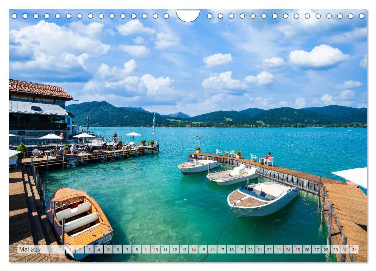 Bild: 9783457625033 | Der Tegernsee - Urlaubsparadies Bayerische Voralpen (Wandkalender...