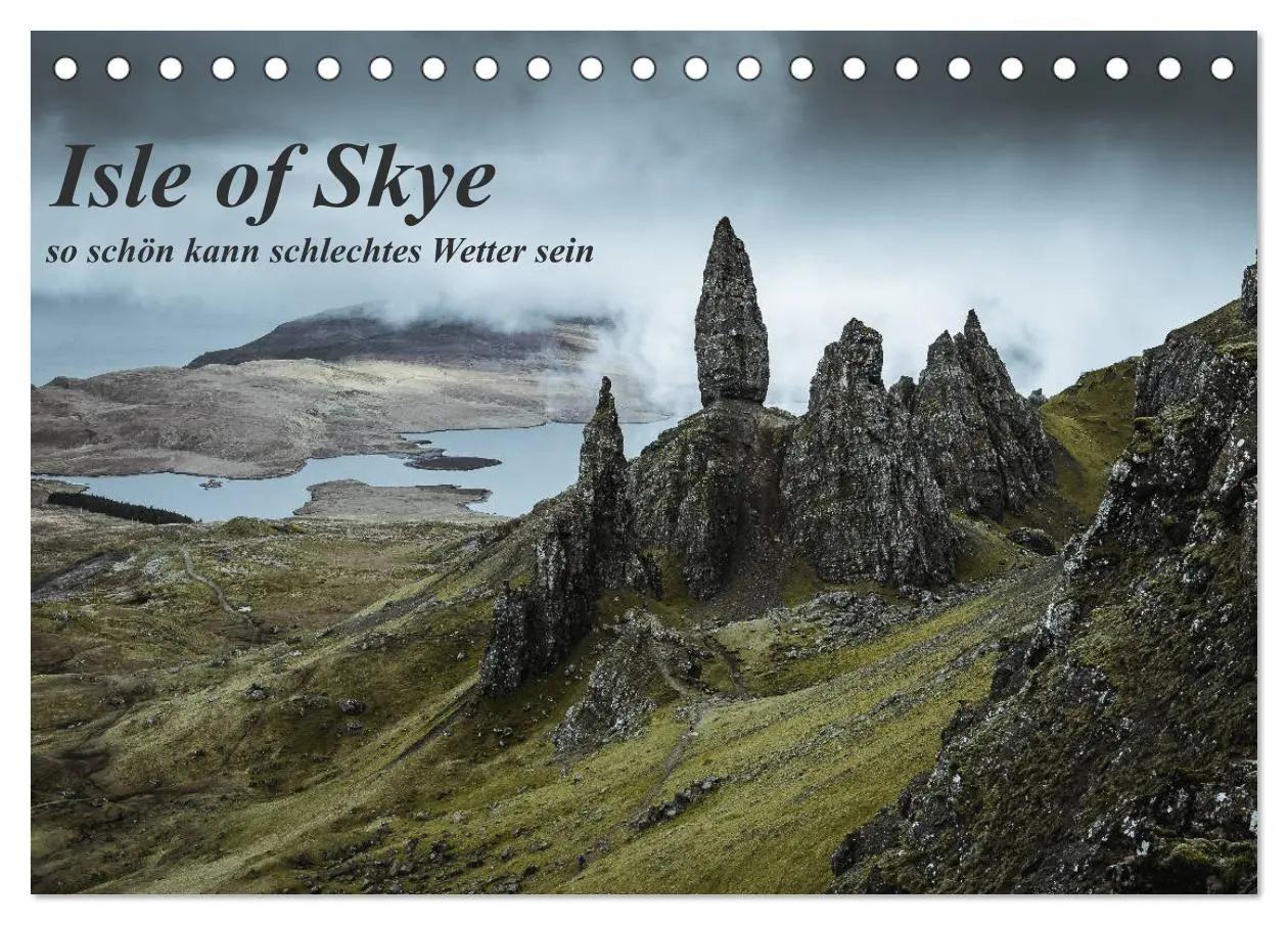 Cover: 9783457795033 | Isle of Skye - so schön kann schlechtes Wetter sein (Tischkalender...