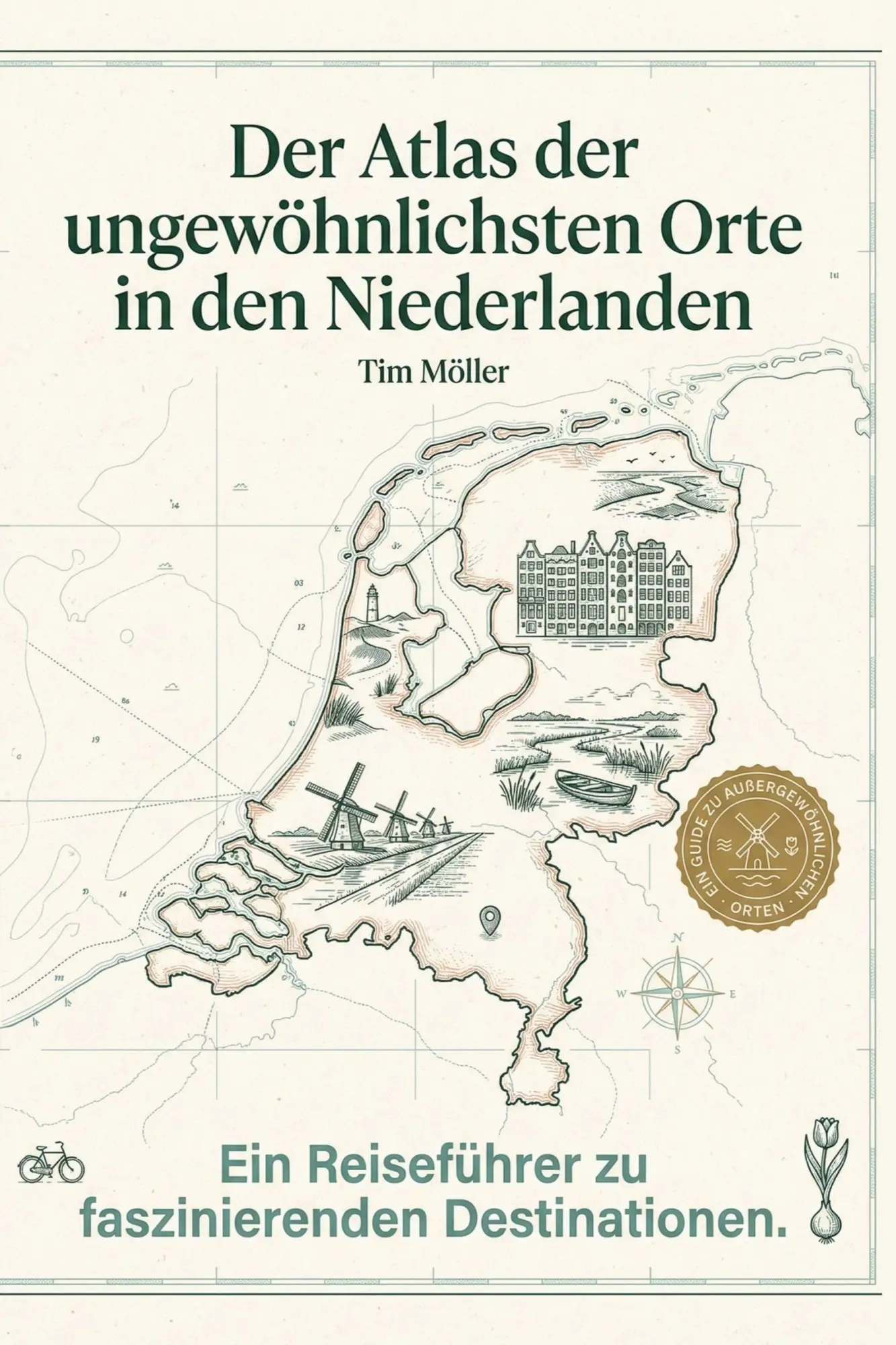 Cover: 9783695395033 | Der Atlas der ungewöhnlichsten Orte in den Niederlanden | Tim Möller