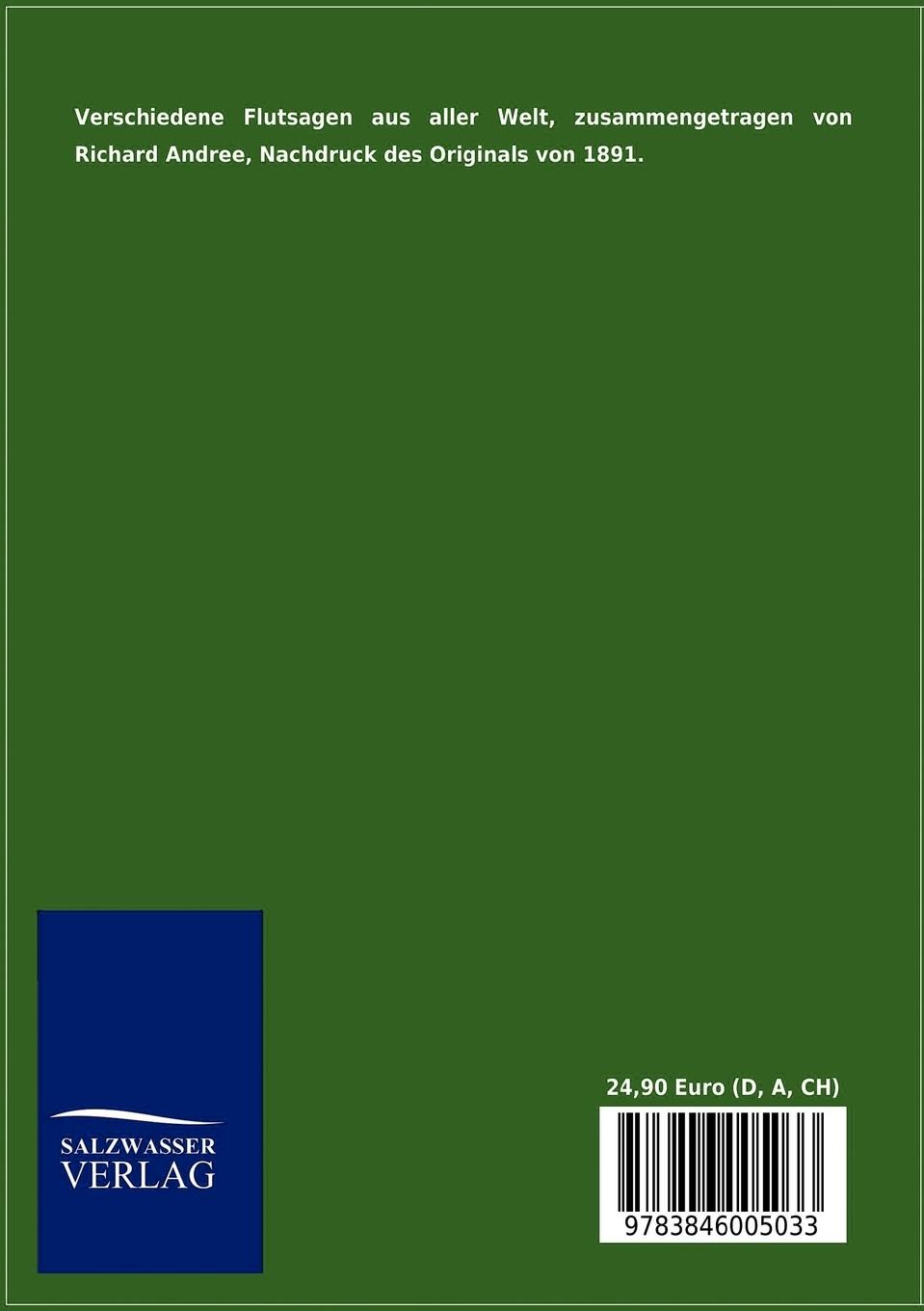 Rückseite: 9783846005033 | Die Flutsagen | Richard Andree | Taschenbuch | 168 S. | Deutsch | 2012