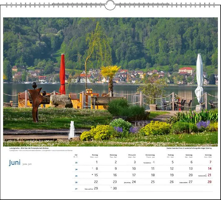 Bild: 9783861925033 | Malerischer Bodensee 2026 | Holger Spiering | Kalender | Spiralbindung