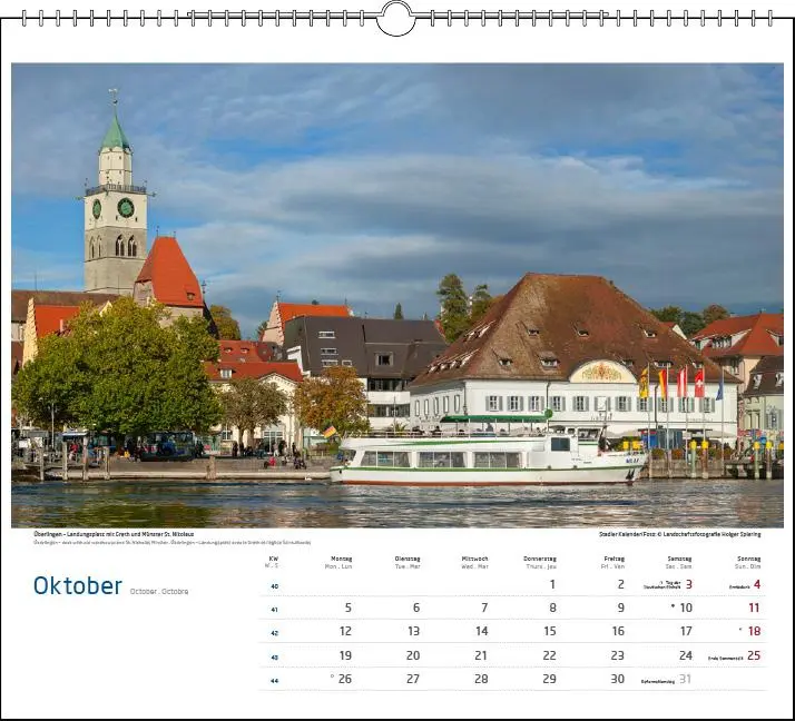 Bild: 9783861925033 | Malerischer Bodensee 2026 | Holger Spiering | Kalender | Spiralbindung