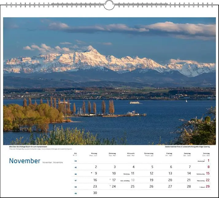 Bild: 9783861925033 | Malerischer Bodensee 2026 | Holger Spiering | Kalender | Spiralbindung