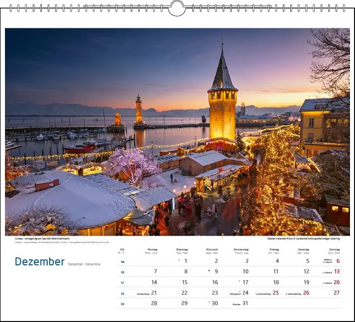 Bild: 9783861925033 | Malerischer Bodensee 2026 | Holger Spiering | Kalender | Spiralbindung