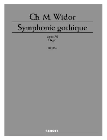 Cover: 9790001035033 | Symphonie 09 Gothique Op.70 | Charles-Marie Widor | Buch