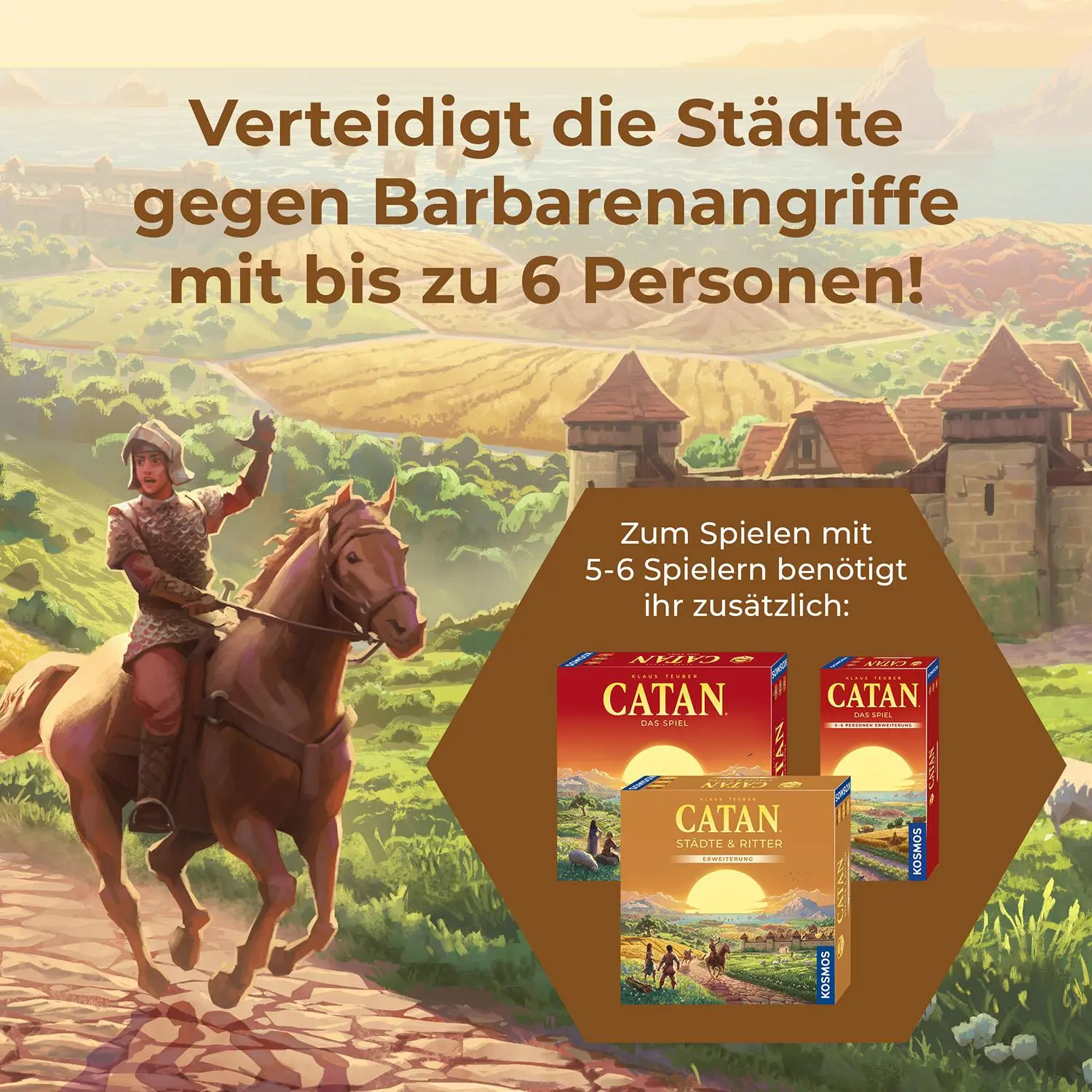 Bild: 4002051685133 | CATAN - Städte &amp; Ritter - 5/6 | Spiel | Klaus Teuber | Spiel | 685133