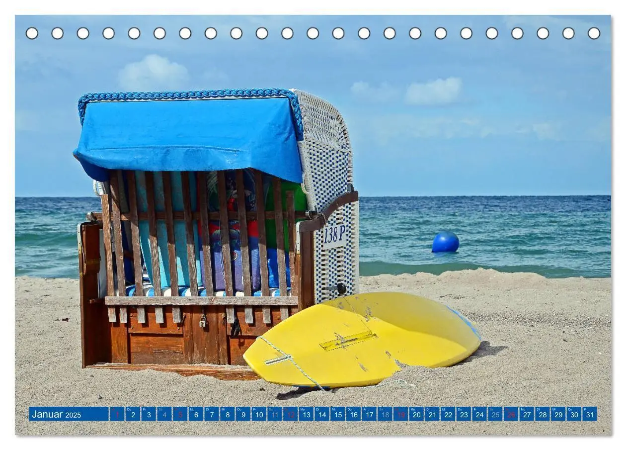 Bild: 9783435215133 | Ferien in Hohwacht (Tischkalender 2025 DIN A5 quer), CALVENDO...