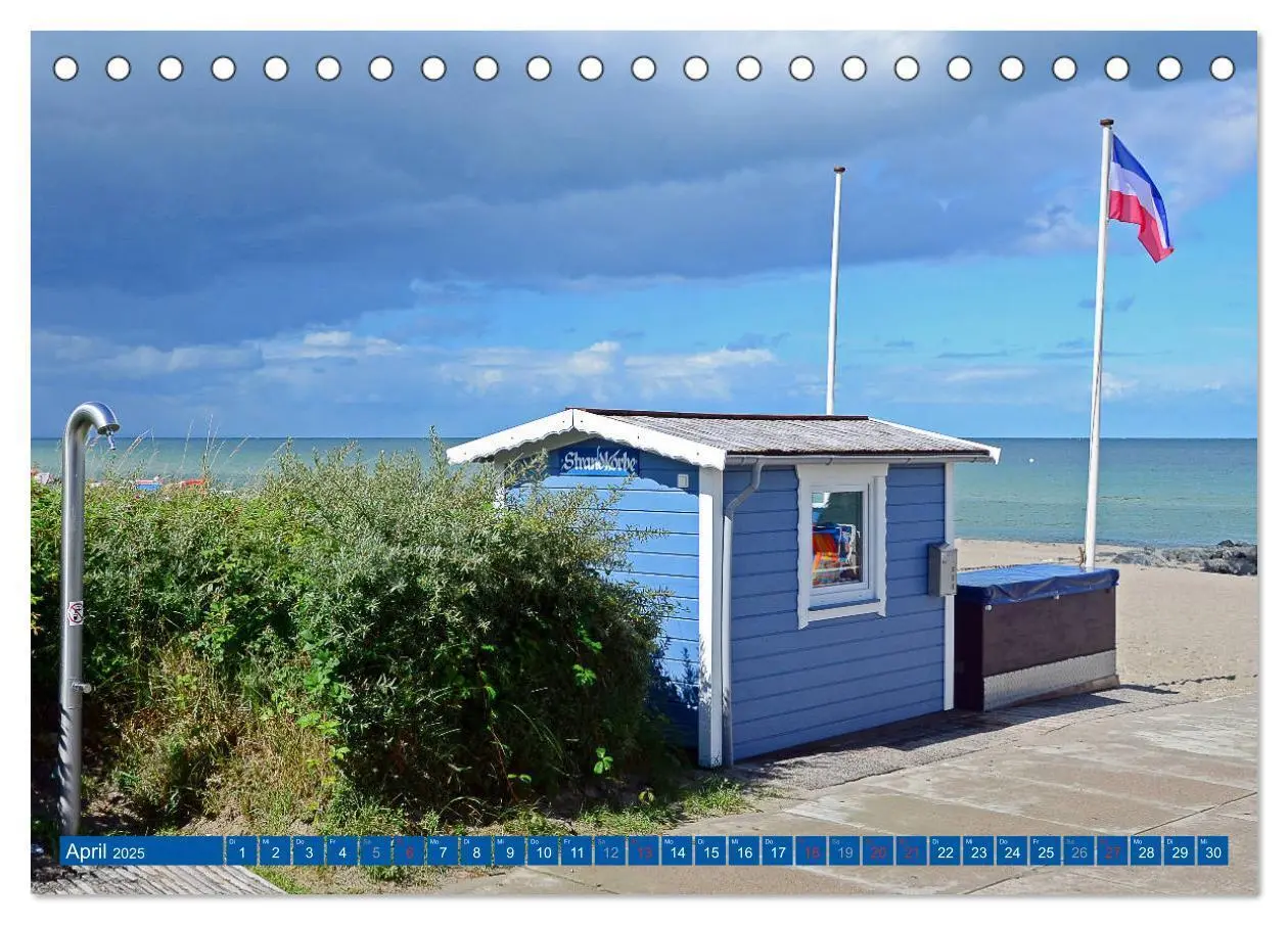 Bild: 9783435215133 | Ferien in Hohwacht (Tischkalender 2025 DIN A5 quer), CALVENDO...