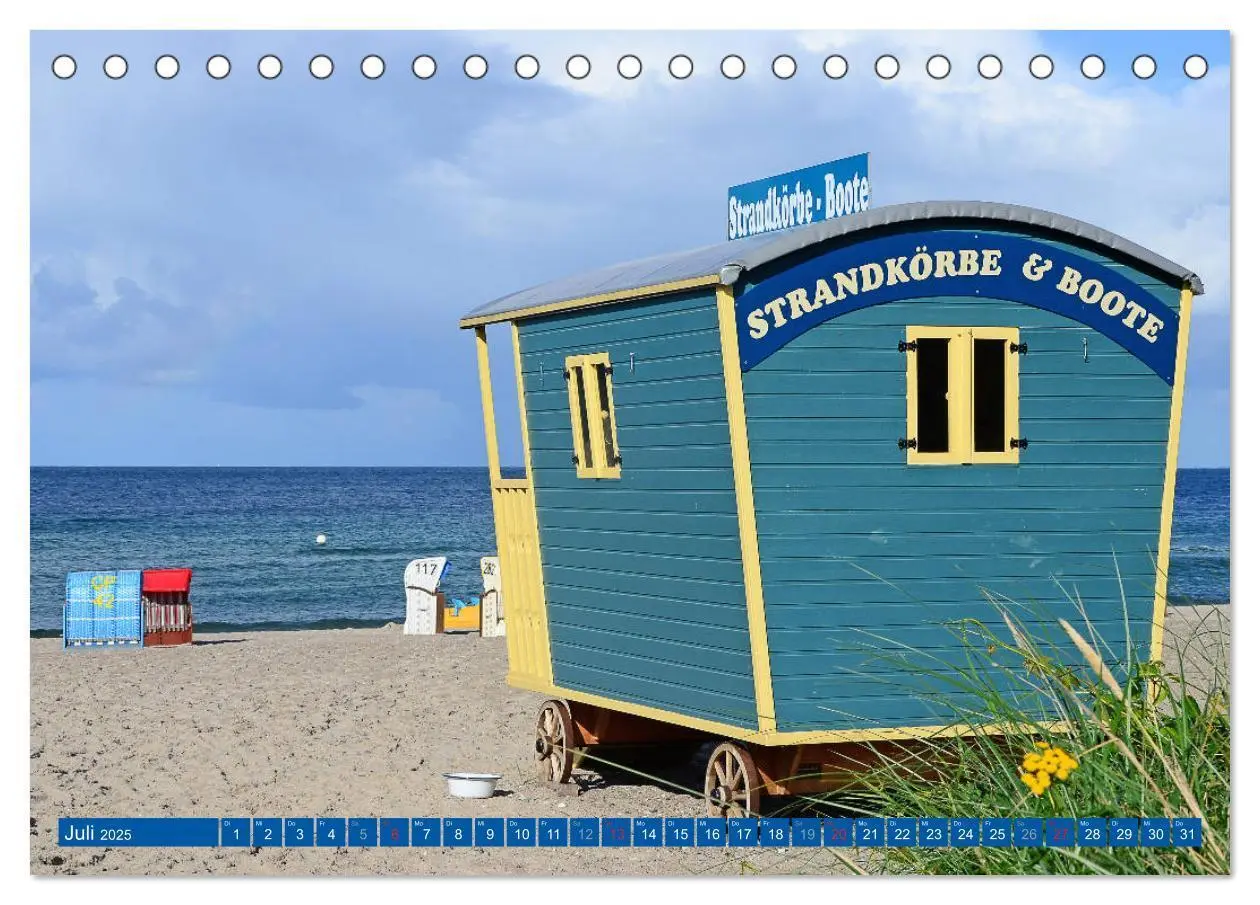 Bild: 9783435215133 | Ferien in Hohwacht (Tischkalender 2025 DIN A5 quer), CALVENDO...