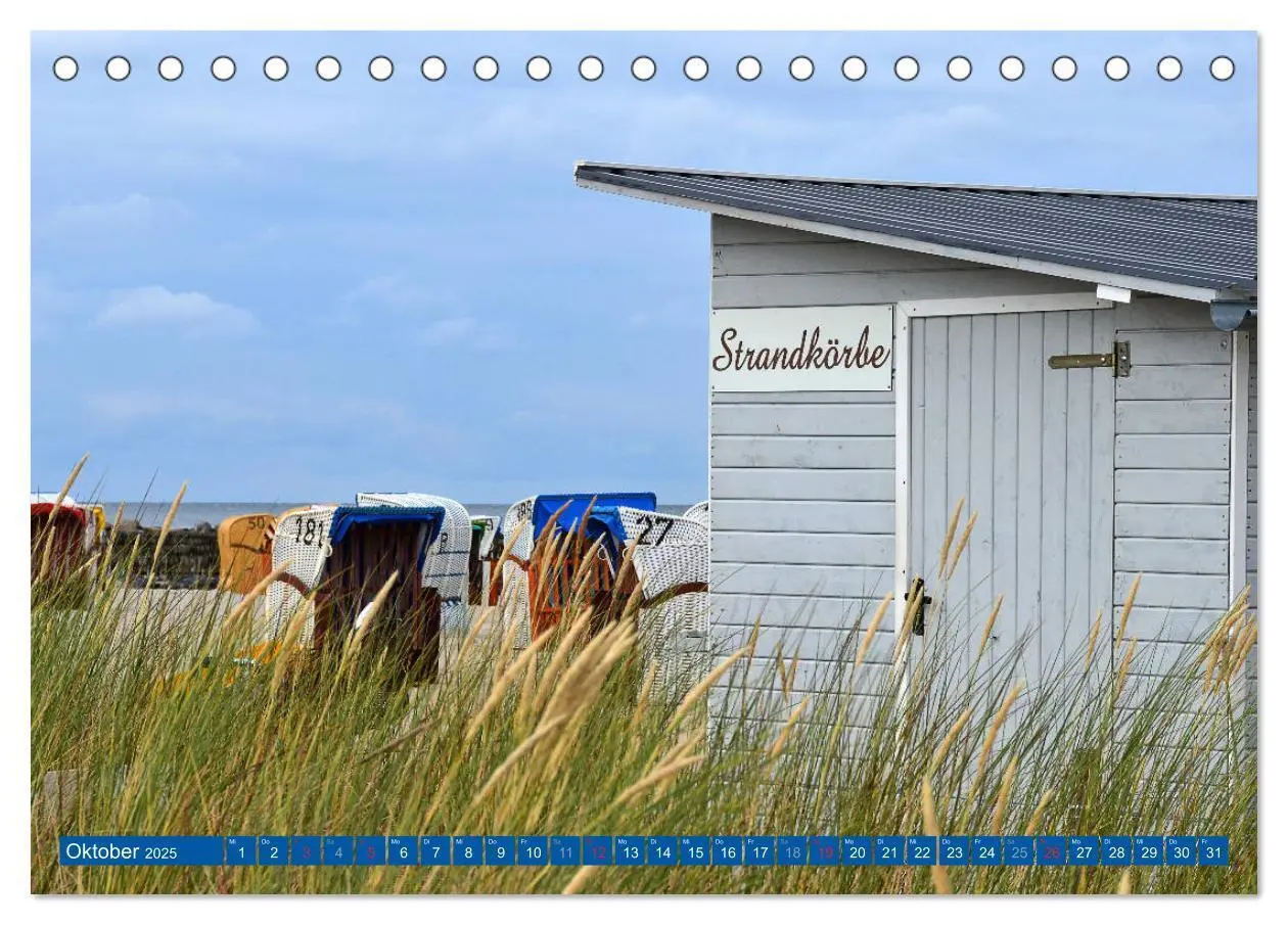 Bild: 9783435215133 | Ferien in Hohwacht (Tischkalender 2025 DIN A5 quer), CALVENDO...