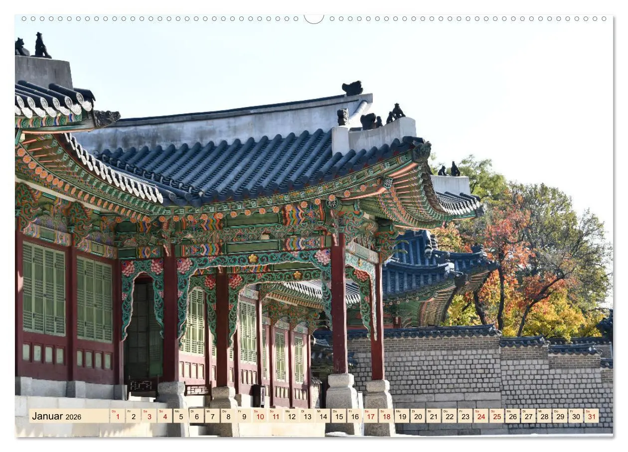 Bild: 9783457305133 | Südkoreas Herbstfärbung (Wandkalender 2026 DIN A2 quer), CALVENDO...