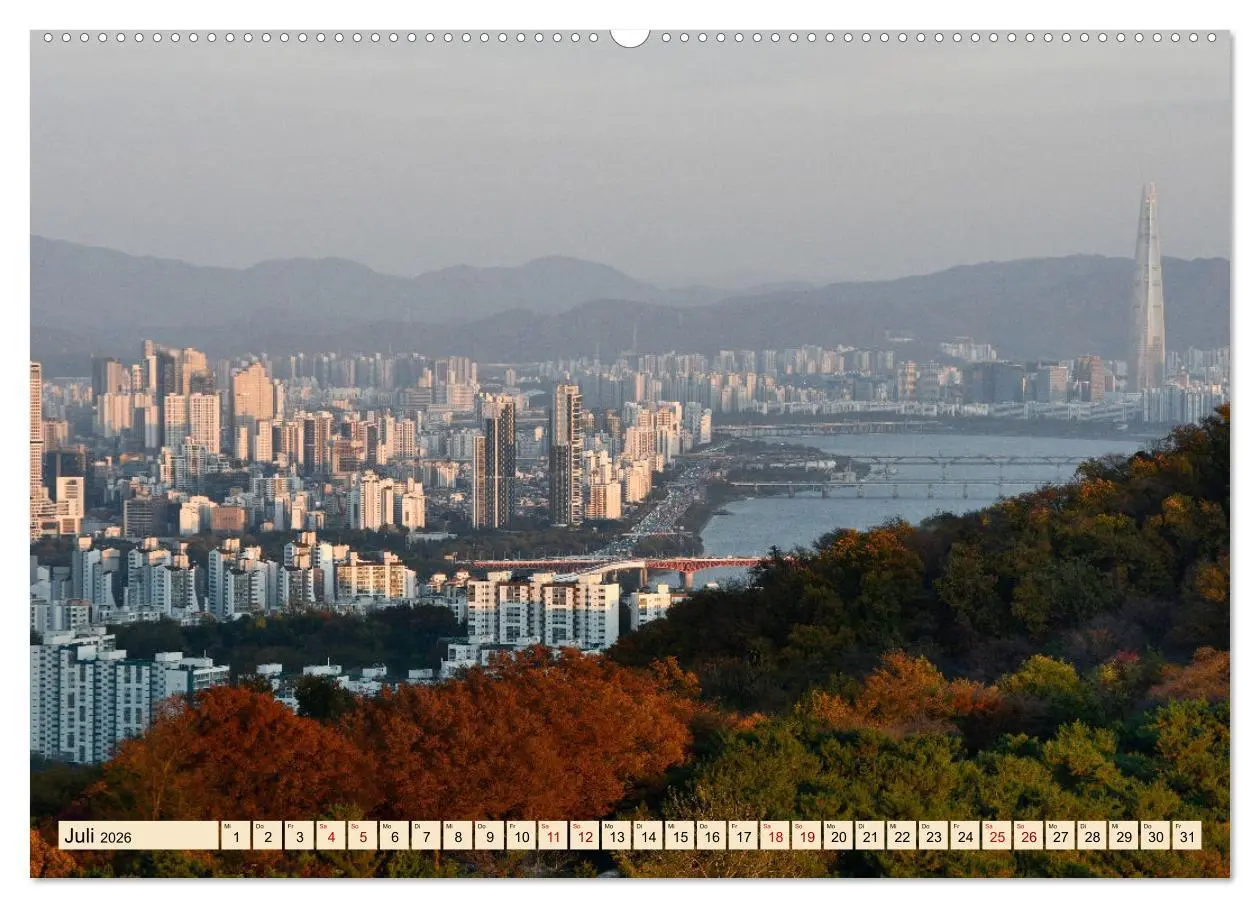Bild: 9783457305133 | Südkoreas Herbstfärbung (Wandkalender 2026 DIN A2 quer), CALVENDO...