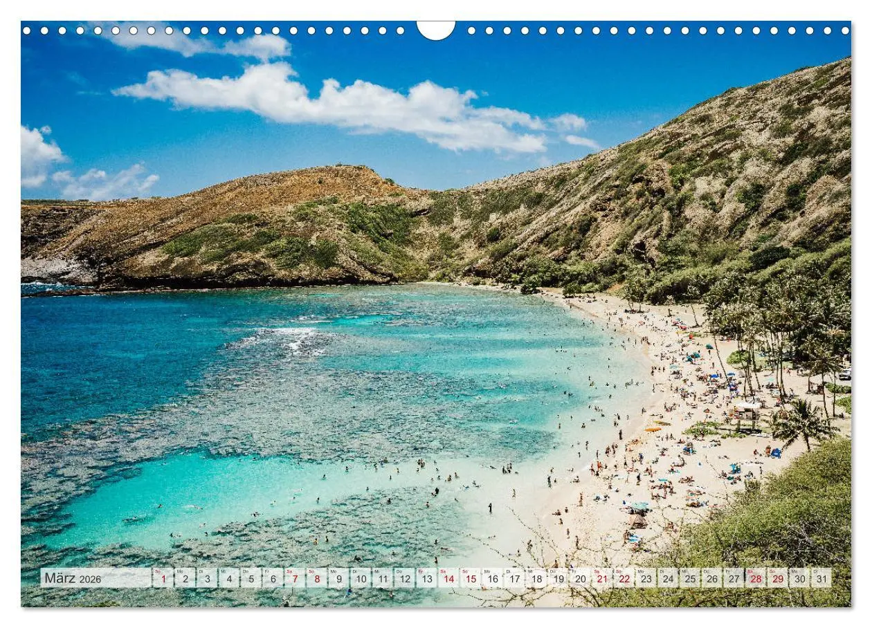 Bild: 9783457785133 | Aloha Hawaii (Wandkalender 2026 DIN A3 quer), CALVENDO Monatskalender