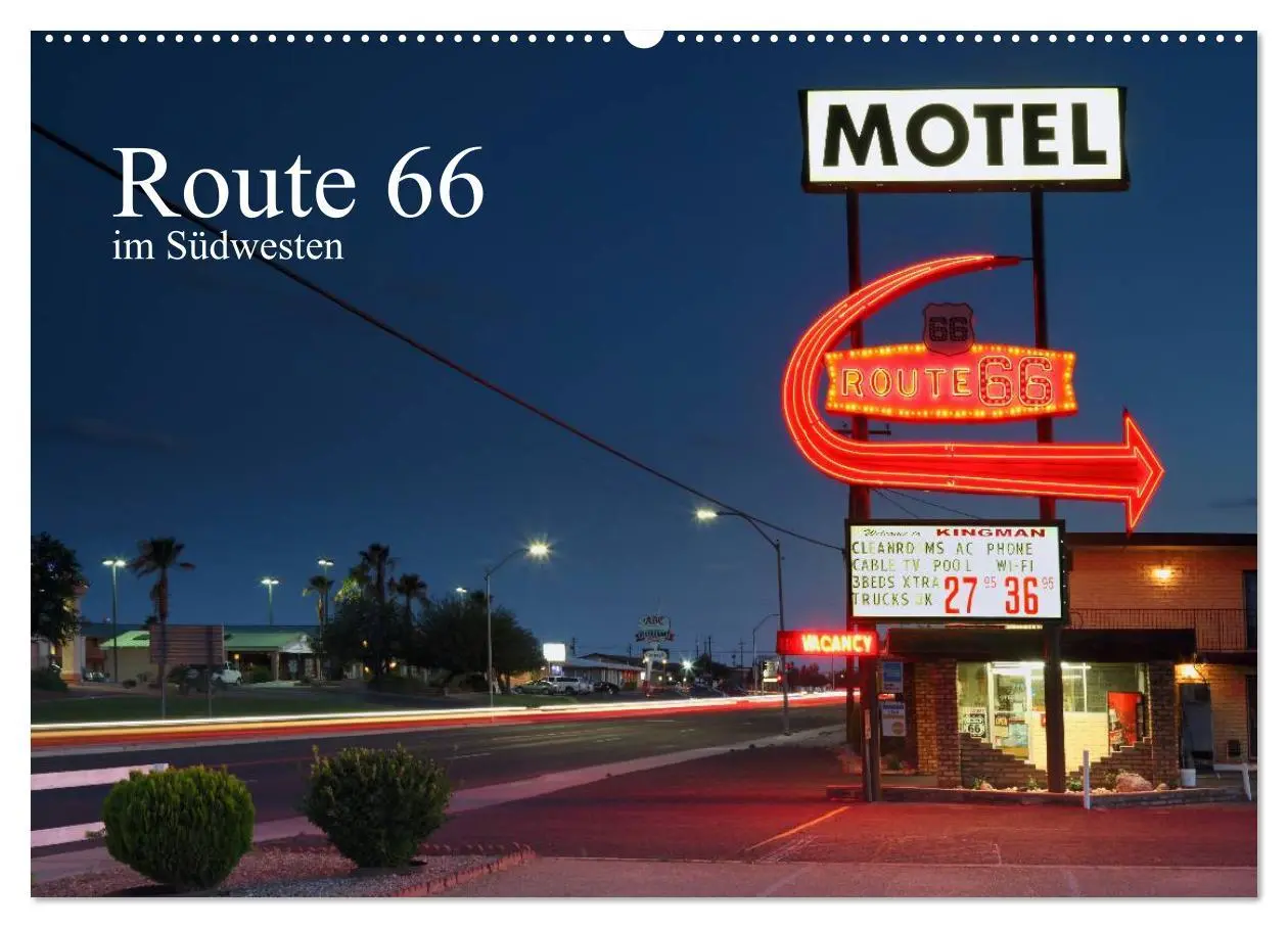 Cover: 9783516185133 | Route 66 im Südwesten (Wandkalender 2026 DIN A2 quer), CALVENDO...