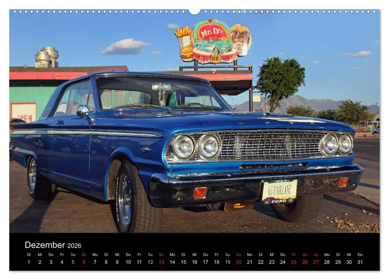 Bild: 9783516185133 | Route 66 im Südwesten (Wandkalender 2026 DIN A2 quer), CALVENDO...