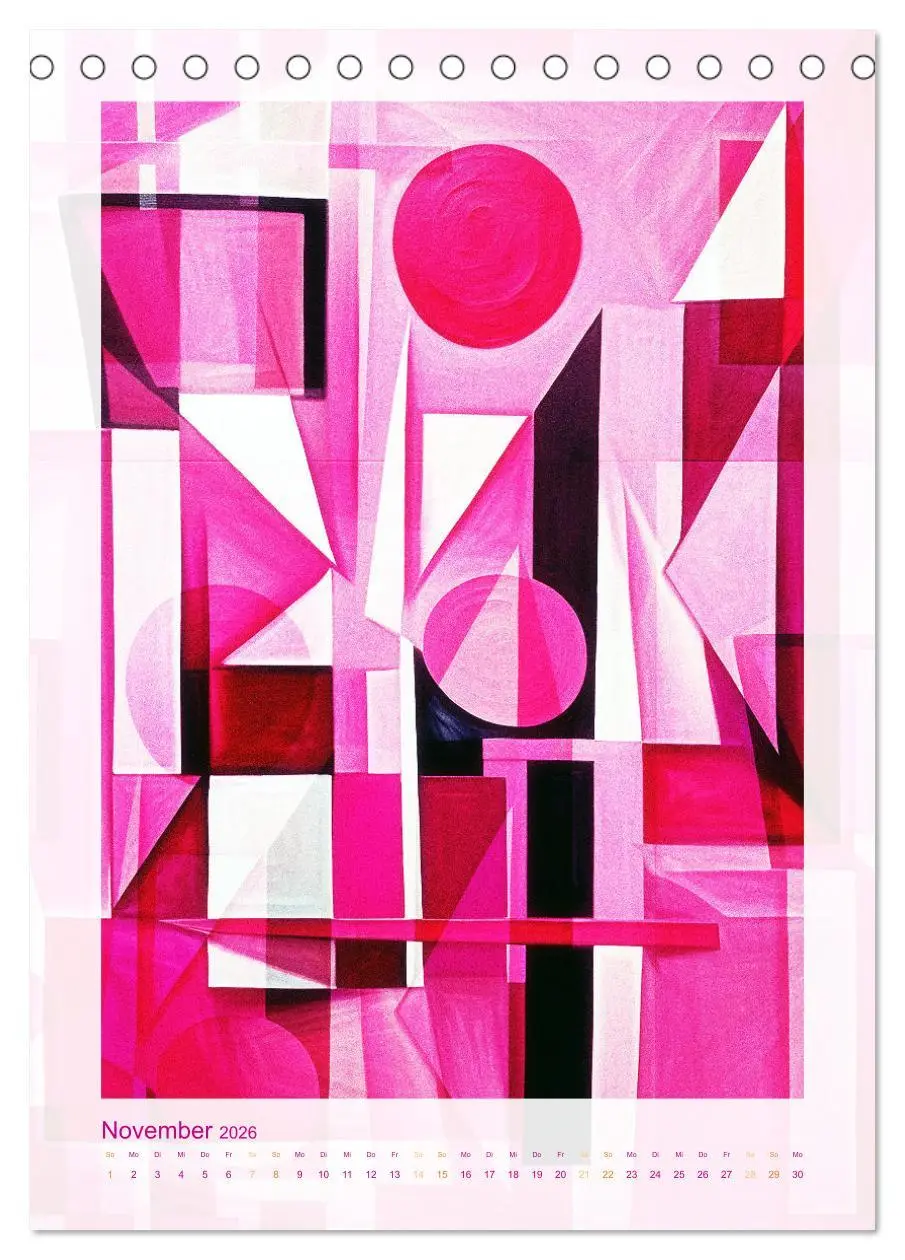 Bild: 9783516255133 | Licht und Schatten . Cubism Wall Art (Tischkalender 2026 DIN A5...