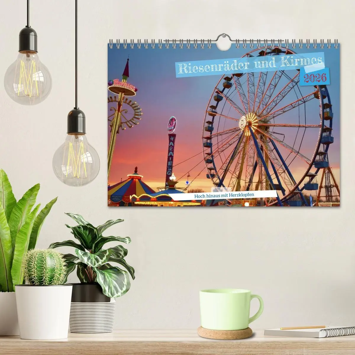 Bild: 9783516705133 | Riesenräder und Kirmes (Wandkalender 2026 DIN A4 quer), CALVENDO...