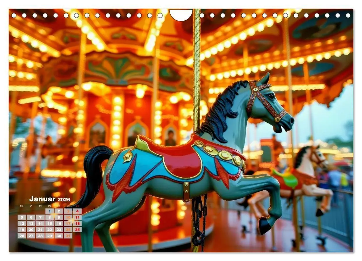 Bild: 9783516705133 | Riesenräder und Kirmes (Wandkalender 2026 DIN A4 quer), CALVENDO...