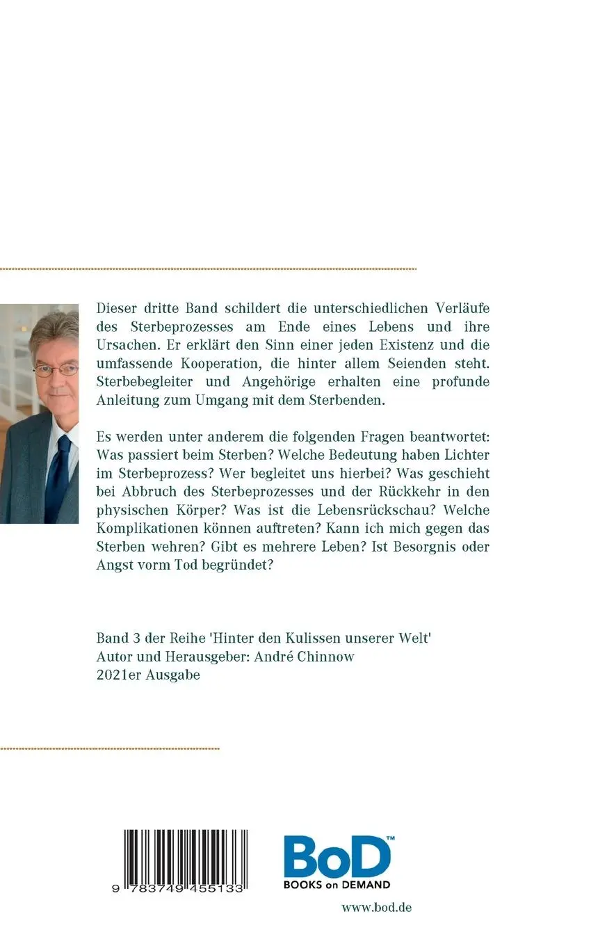 Rückseite: 9783749455133 | Klassische Sterbeforschung | Der Tod als Anfang | André Chinnow | Buch
