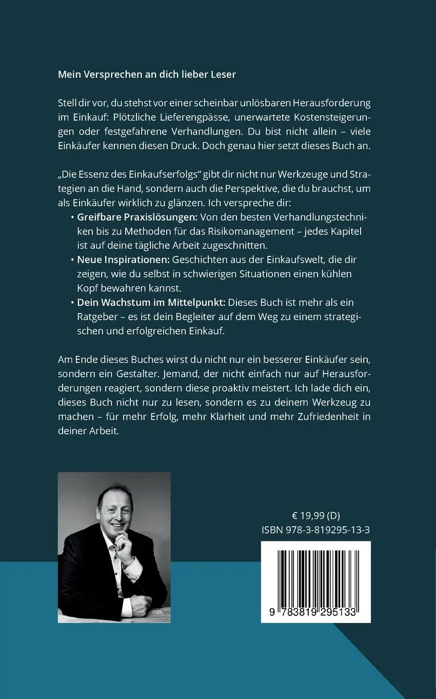 Rückseite: 9783819295133 | Die Essenz des Einkaufserfolgs | Steffen Ettwein | Taschenbuch | 2025