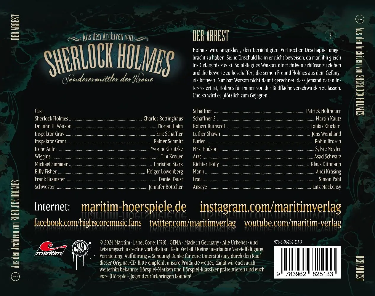 Bild: 9783962825133 | Aus den Archiven von Sherlock Holmes - Sonderermittler der Krone -...