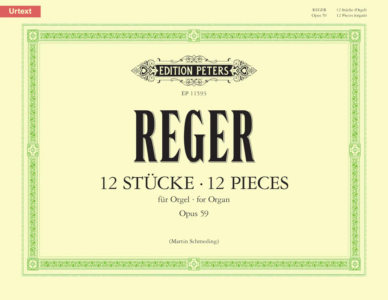 Cover: 9790014135133 | Twelve Pieces Op. 59 | Martin Schmeding | Buch | Instrumental Music