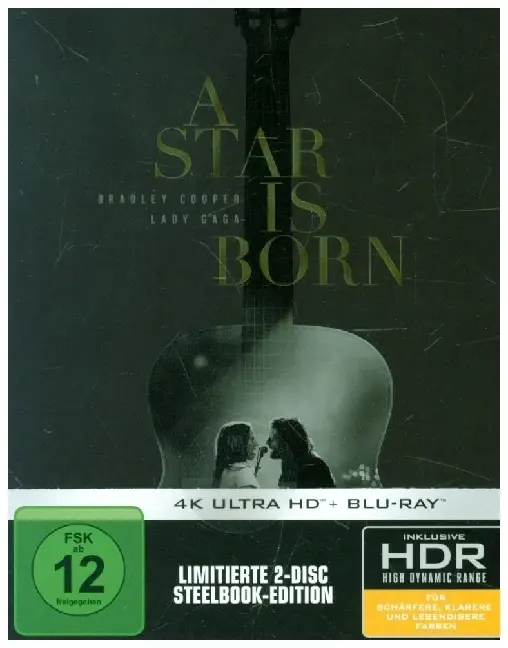 A Star Is Born,2 4K UHD-Blu-ray + 1 Blu-ray (Steelbook)