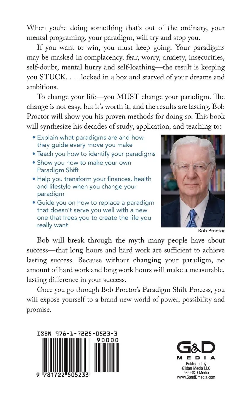 Rückseite: 9781722505233 | Change Your Paradigm, Change Your Life | Bob Proctor | Buch | Gebunden