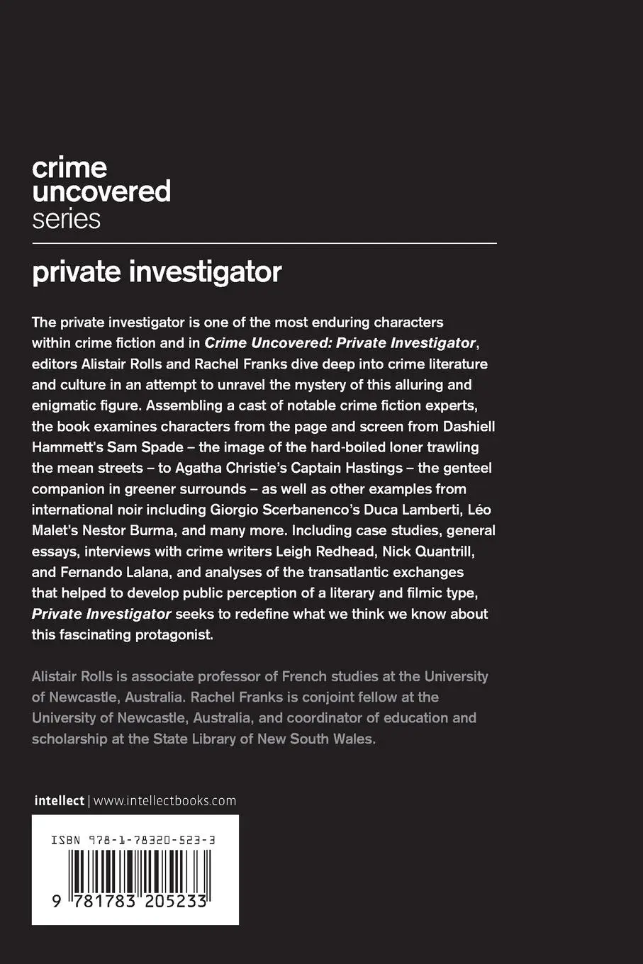 Rückseite: 9781783205233 | Crime Uncovered | Private Investigator | Alistair Rolls (u. a.) | Buch