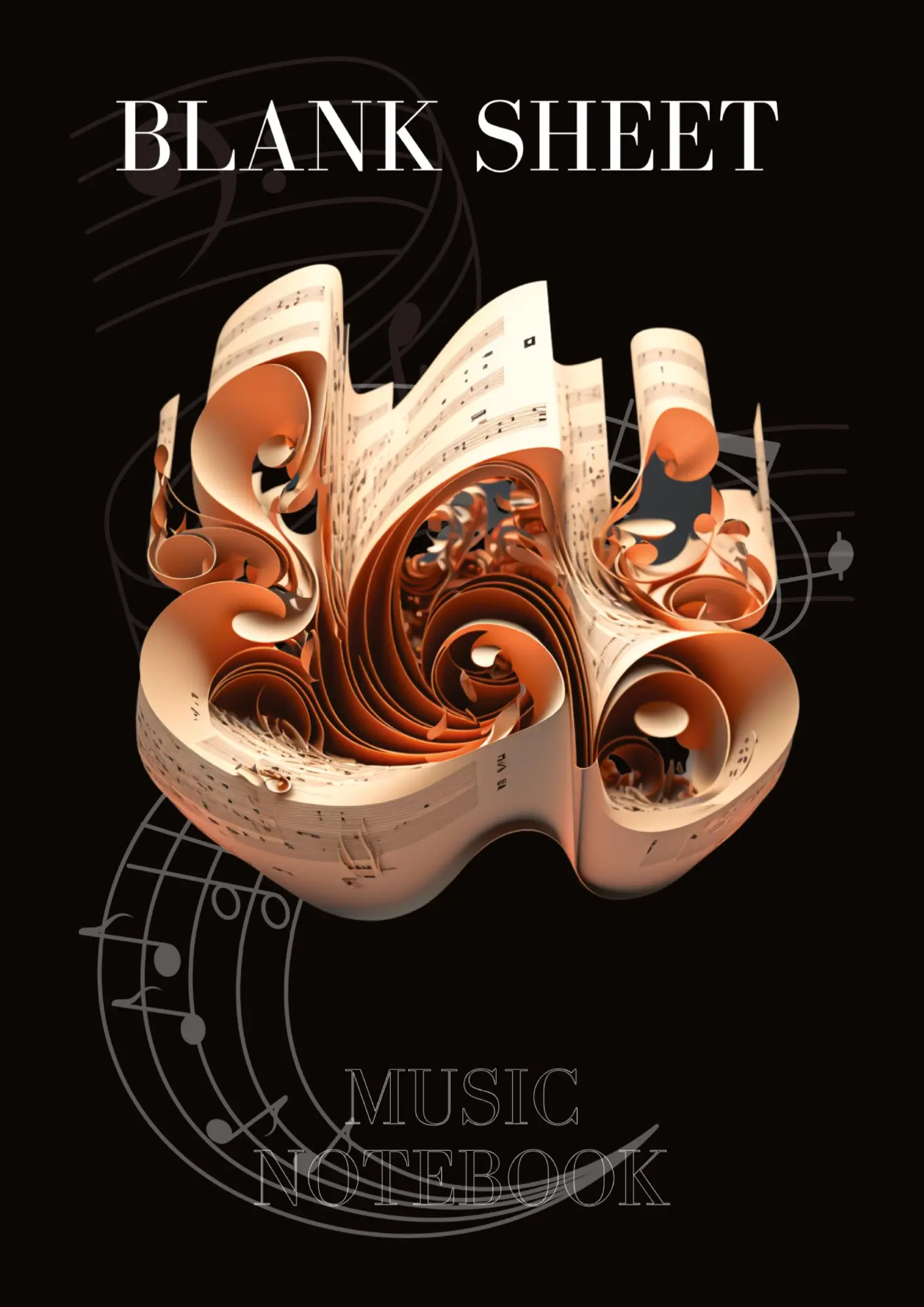 Cover: 9783384415233 | Blank Music Manuscript Notebook for Musicians and Composers | Hammoud