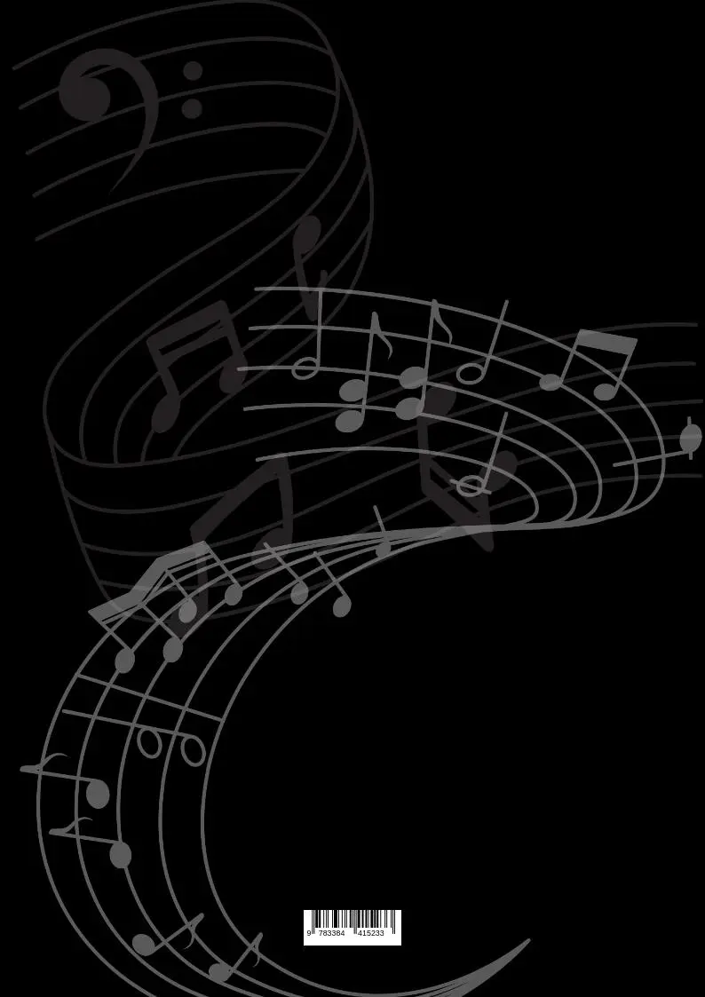Rückseite: 9783384415233 | Blank Music Manuscript Notebook for Musicians and Composers | Hammoud
