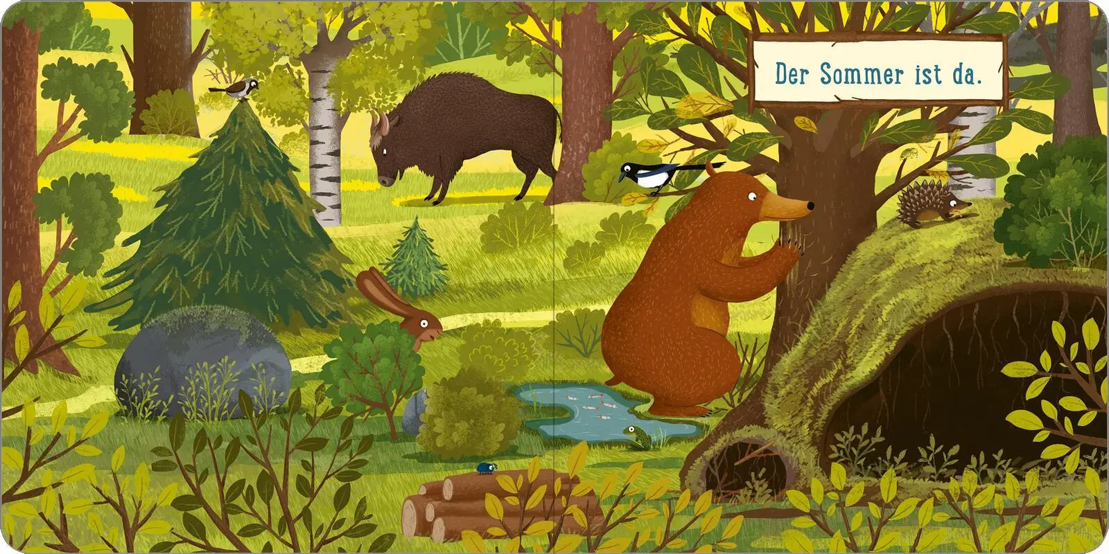 Bild: 9783845855233 | Ein Tag im Wald: Kleiner Bär | Emilia Dziubak | Buch | Pappebuch