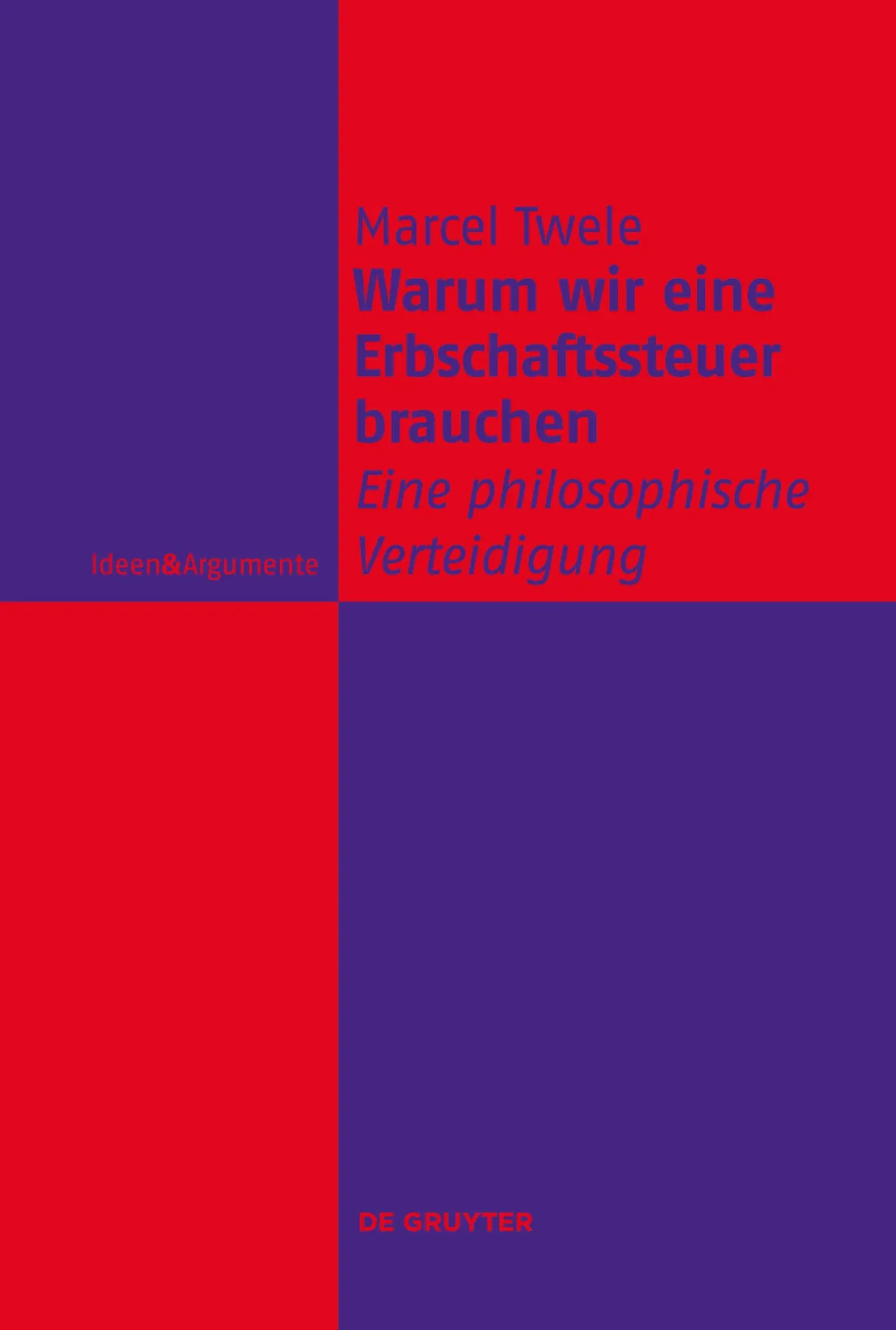 Cover: 9783112215333 | Warum wir eine Erbschaftssteuer brauchen | Marcel Twele | Taschenbuch