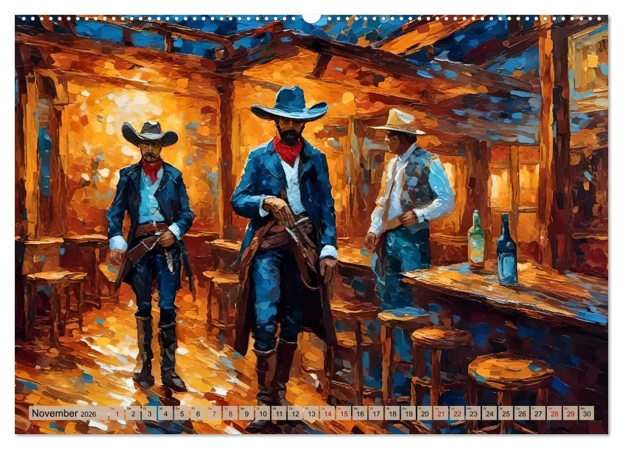 Bild: 9783457385333 | Wild West Moments (Wandkalender 2026 DIN A2 quer), CALVENDO...